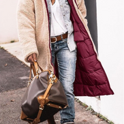 Women's Reversible Wool Coat