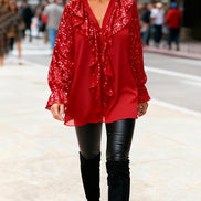 Women's Solid Cotton Blouse