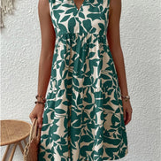 Women's Floral Chiffon Flowy Dress