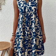 Women's Floral Chiffon Flowy Dress