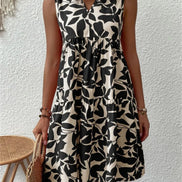 Women's Floral Chiffon Flowy Dress