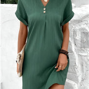 Women's Solid Jersey Relaxed Dress