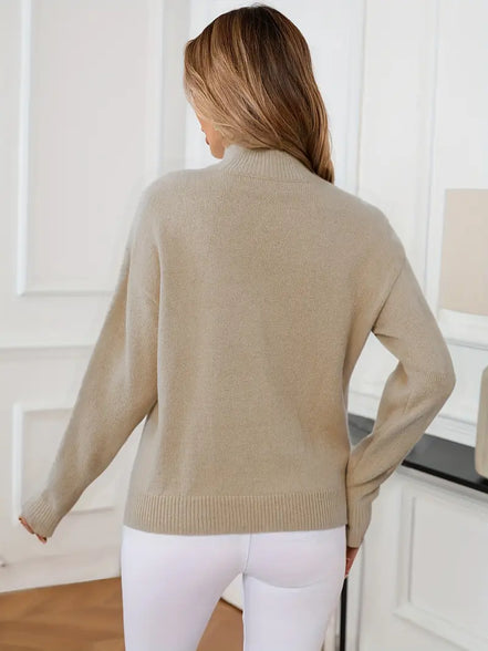 Women's Solid Knit Jumper