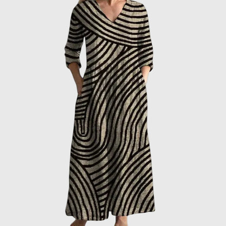 Women's Solid Satin Midi Dress