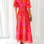 Women's Solid Cotton Maxi Dress