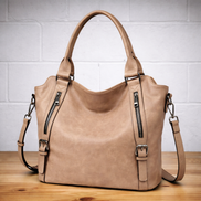 Women's Solid Leather Tote Bag