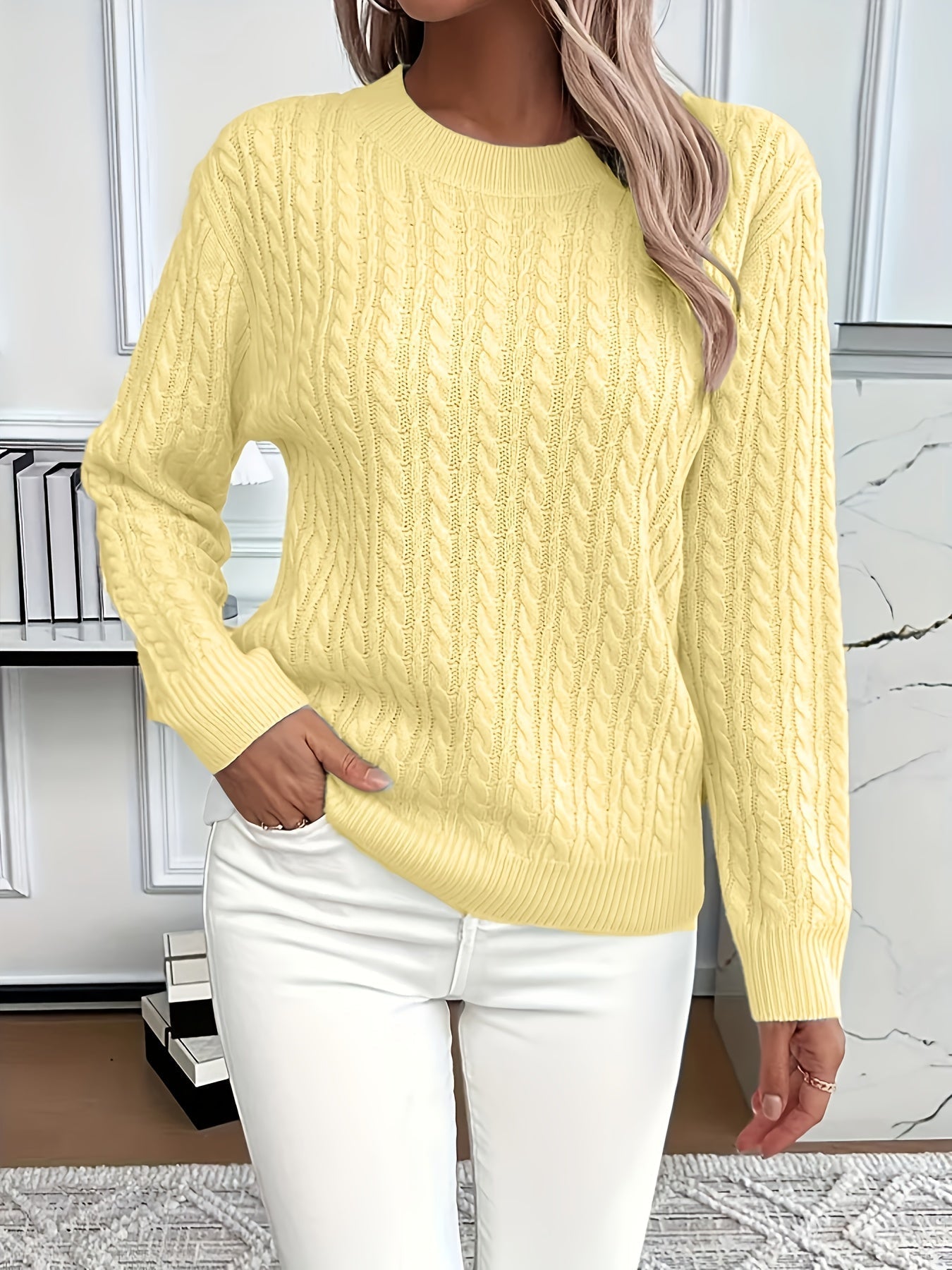 Women's Cable Knit Jumper
