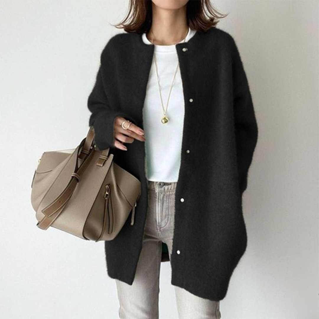 Women's Solid Cashmere Cardigan