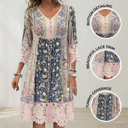 Women's Boho Viscose Dress
