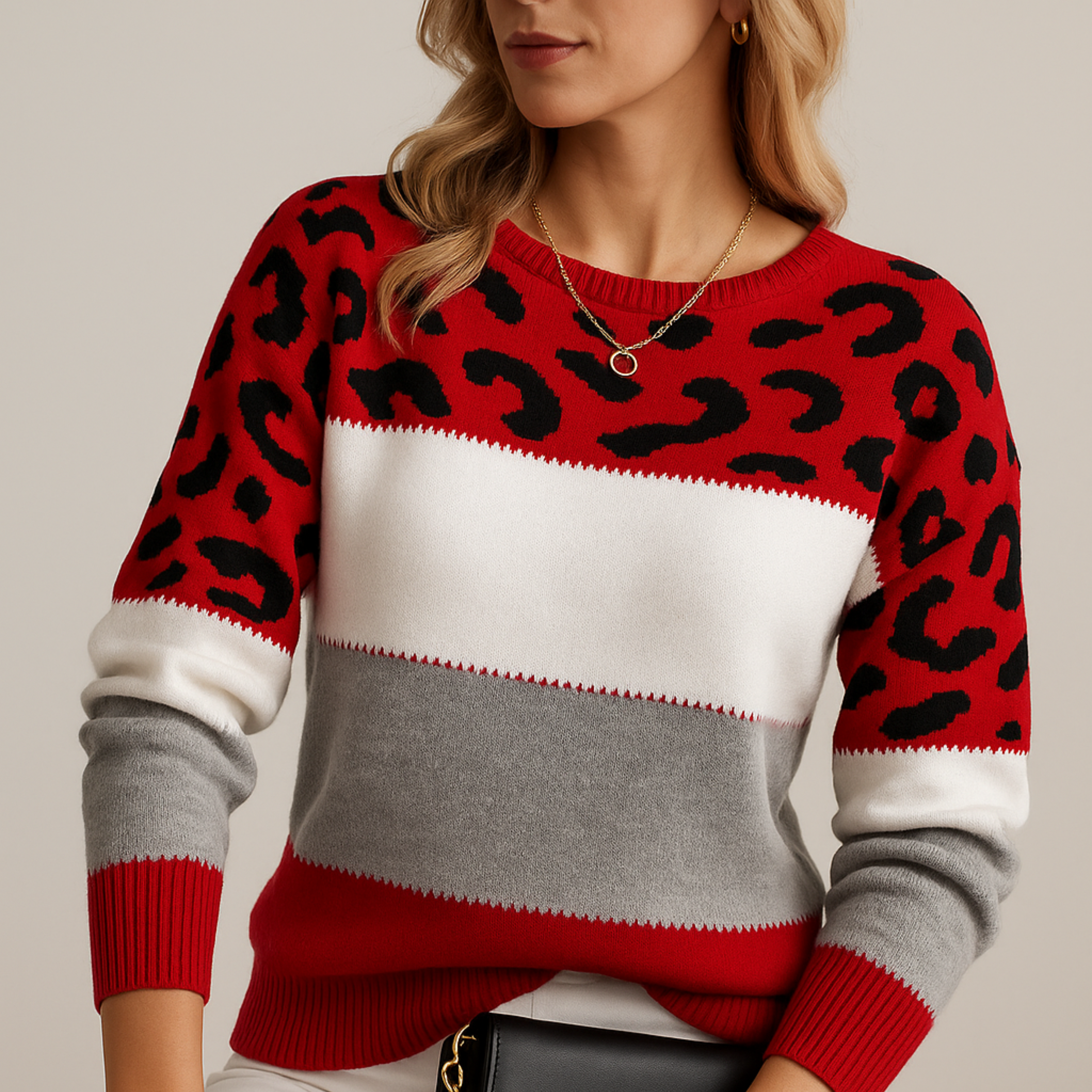 Women's Solid Knit Jumper