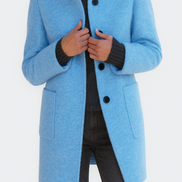 Women's Solid Wool Blend Jacket