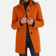 Women's Solid Wool Blend Jacket