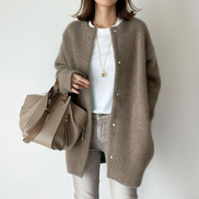 Women's Solid Cashmere Cardigan