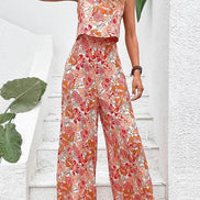 Women's Floral Crepe Jumpsuit