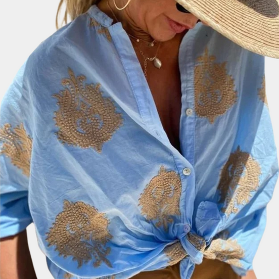 Women's Bohemian Cotton Blouse