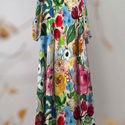 Women's Floral Cotton Dress