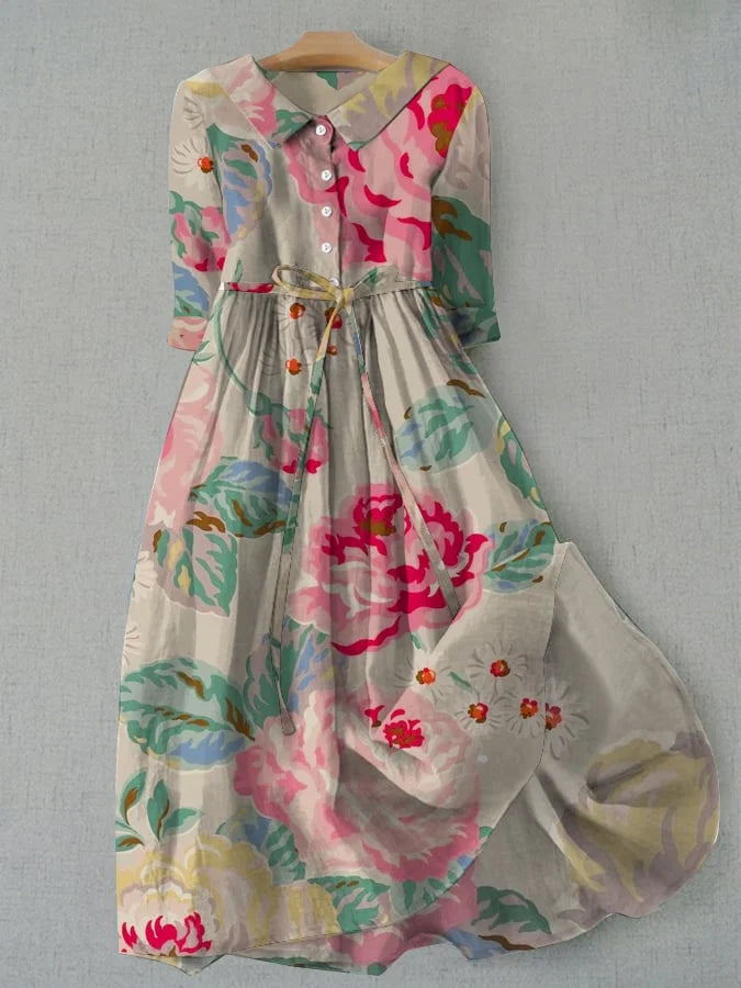 Women's Floral Cotton Dress