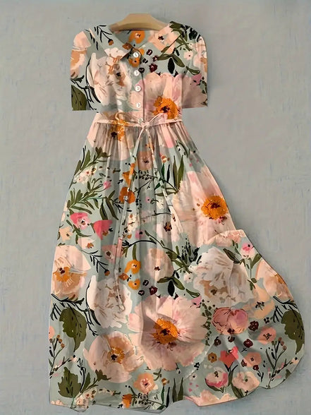 Women's Floral Cotton Dress