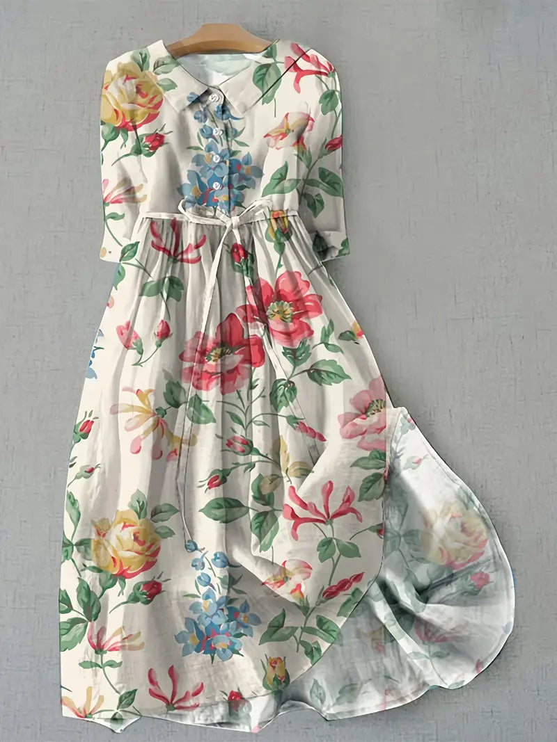 Women's Floral Cotton Dress