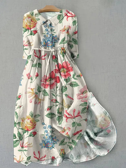 Women's Floral Cotton Dress
