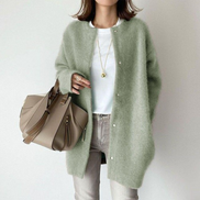 Women's Solid Cashmere Cardigan