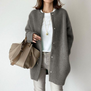 Women's Solid Cashmere Cardigan