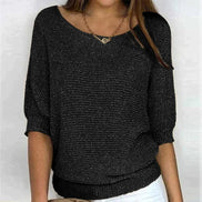 Women's Solid Knit Top