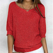 Women's Solid Knit Top