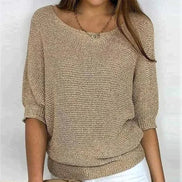 Women's Solid Knit Top