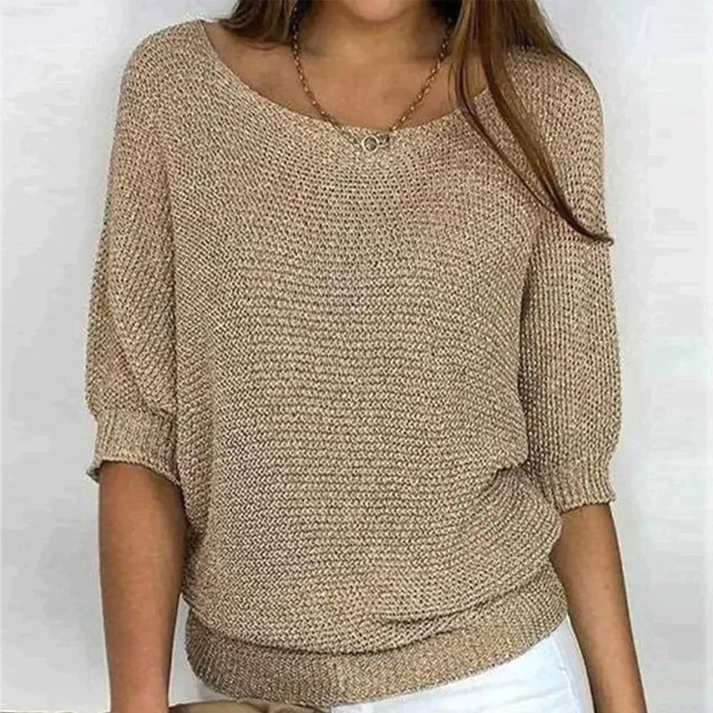 Women's Solid Knit Top