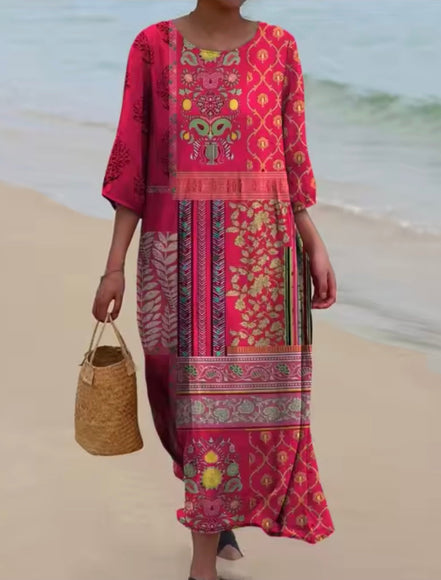 Women's Floral Cotton Dress