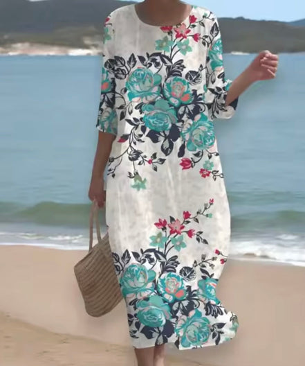 Women's Floral Cotton Dress