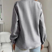 Women's Solid Satin Blouse