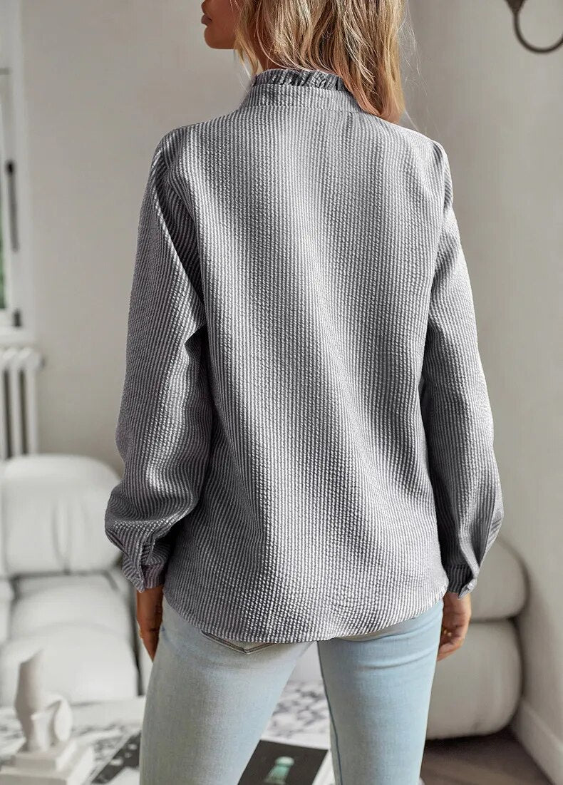 Women's Solid Satin Blouse