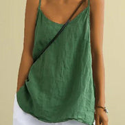 Women's Solid Spaghetti Strap Top