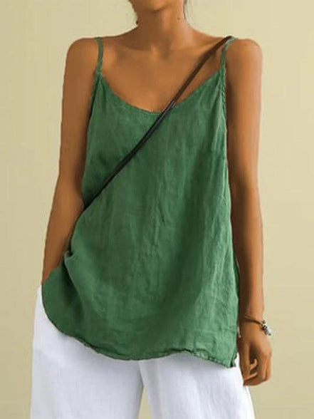 Women's Solid Spaghetti Strap Top