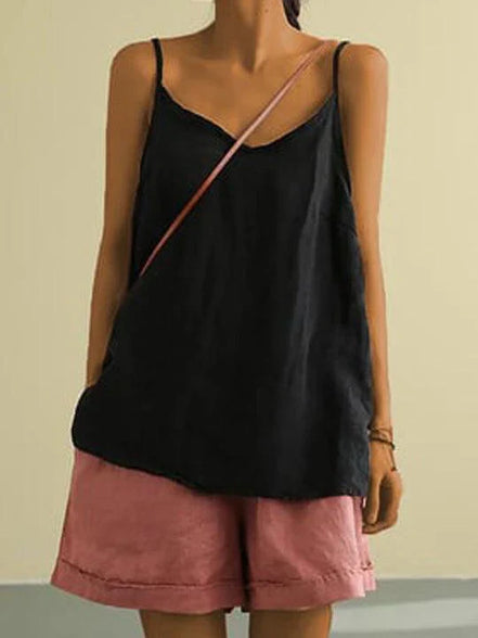 Women's Solid Spaghetti Strap Top