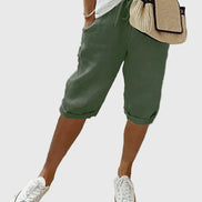 Women's Light Cotton-Linen Shorts