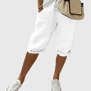 Women's Light Cotton-Linen Shorts