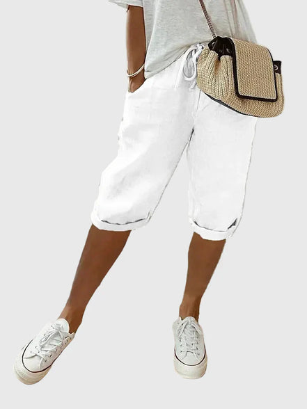 Women's Light Cotton-Linen Shorts