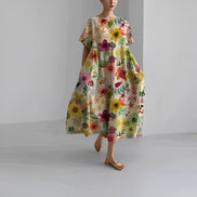 Women's Floral Cotton Dress