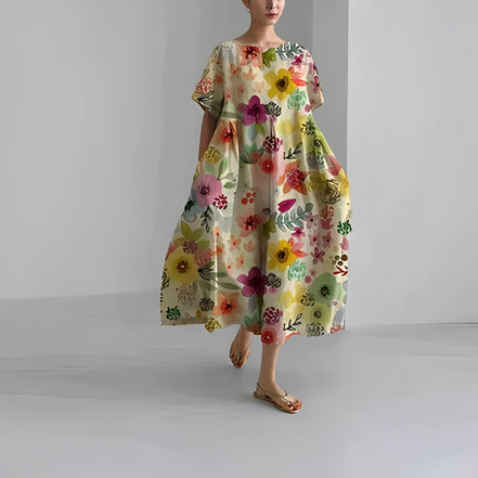 Women's Floral Cotton Dress