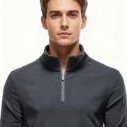 Men's Thick Turtleneck Knit Sweatshirt
