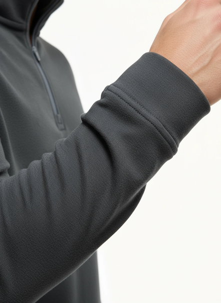 Men's Thick Turtleneck Knit Sweatshirt