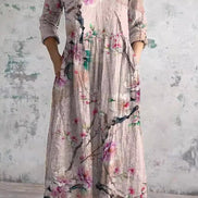 Women's Floral Lightweight Cotton Dress