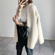Women's Solid Cashmere Cardigan