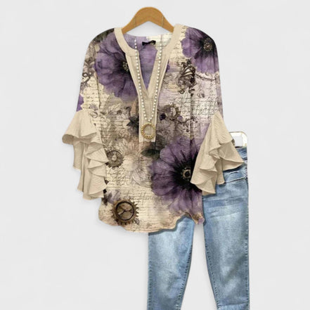 Women's Printed Viscose Blouse