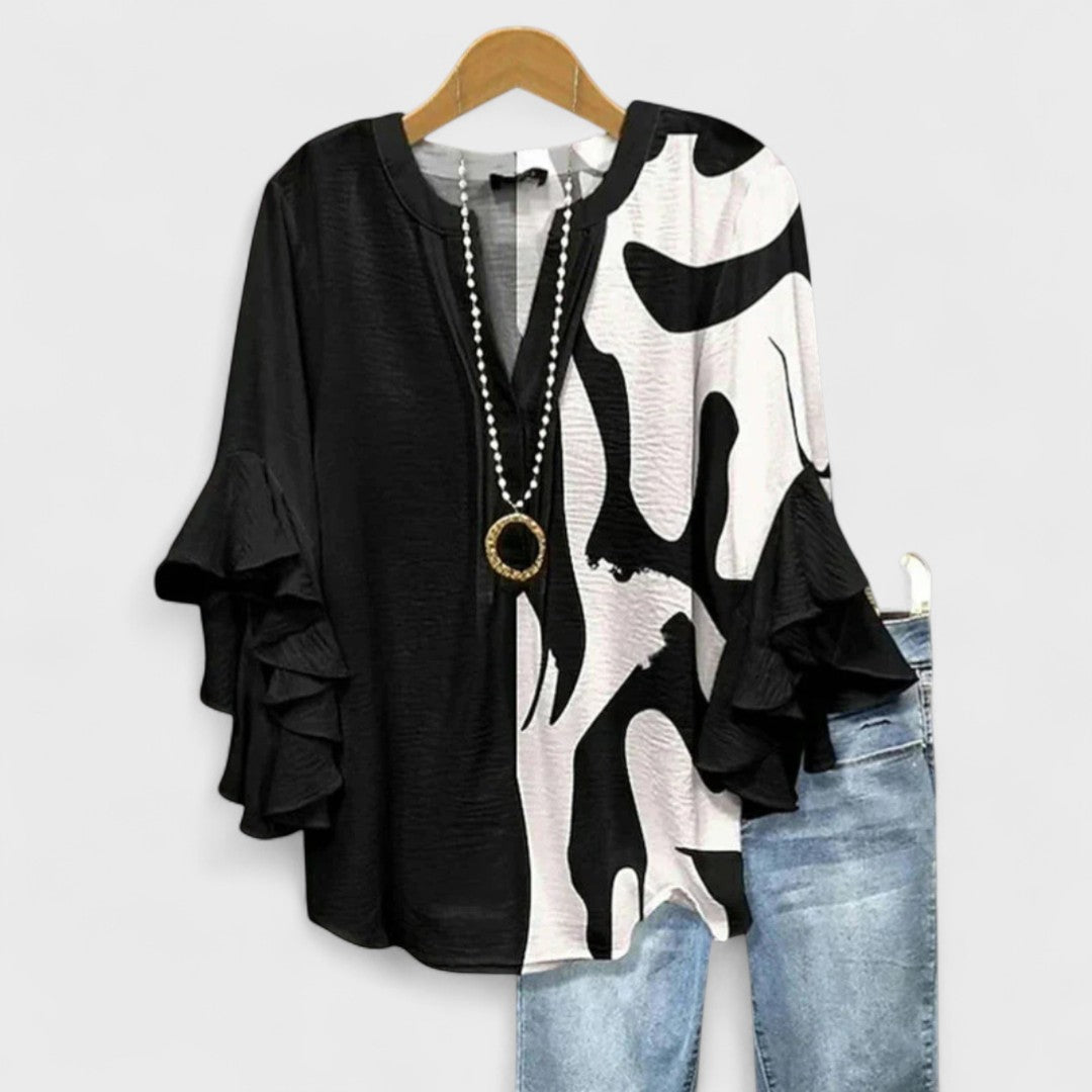 Women's Printed Viscose Blouse