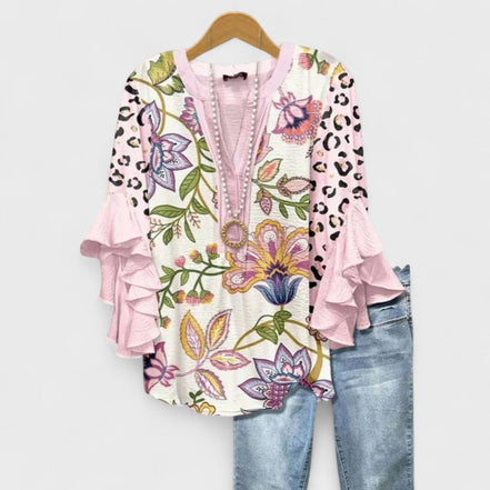 Women's Printed Viscose Blouse