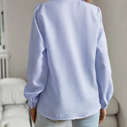 Women's Solid Satin Blouse